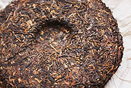 Changtaihao Banna Seven Cake Puer Tea2004 photo:Back of tea leaf