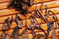 Changtaihao Banna Seven Cake Puer Tea2004 photo:Infused tea leaf
