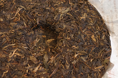  photo:Back of tea leaf