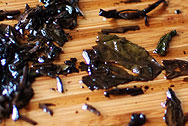 衞榮號金盞銀毫沱茶 写真:プーアル茶葉底