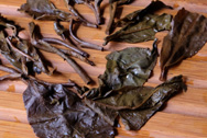 Mengku Bingdao Mother tea photo:Infused tea leaf