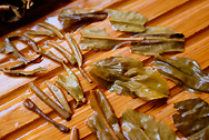 Golden Dayi photo:Infused tea leaf