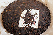 銀大益2003年 写真:プーアール茶の茶葉