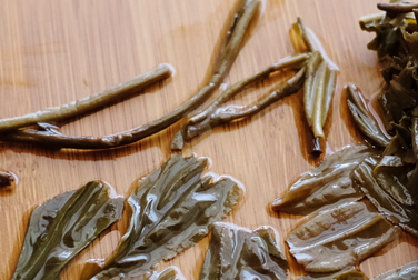 Dayi tea 7542 photo:Infused tea leaf