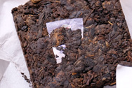 老茶頭 写真:プーアール茶の茶葉