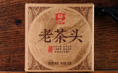 老茶頭プーアル茶写真