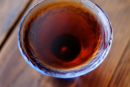 玖瑰大益 写真:プーアル茶のお茶の色