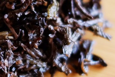 大益茶7572 写真:プーアル茶葉底