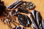 金江牌 宜賓甲級沱茶 写真:プーアル茶葉底