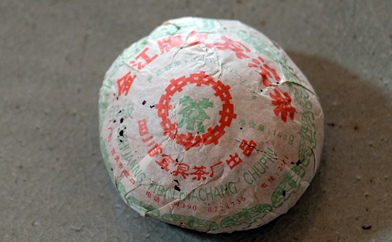金江牌 宜賓甲級沱茶プーアル茶写真