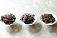 生茶の熟成飲み比べセット 写真:プーアール茶の茶葉