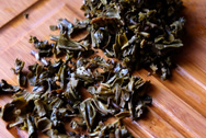 Xiaguan round tea Gold classT7653 photo:Infused tea leaf