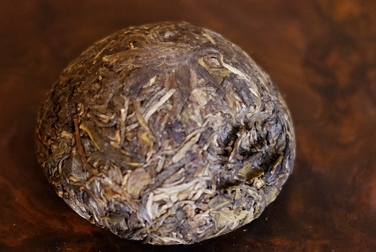下関特級沱茶 写真:プーアール茶の茶葉