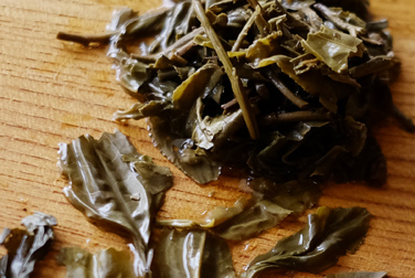 Xiaguan Sperior Tuo tea, Selected grade photo:Infused tea leaf