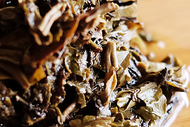 Tibetan teaSpecial grade photo:Infused tea leaf