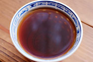 Xiaguan Seve Cake Puer8663 photo:Color of puerh tea