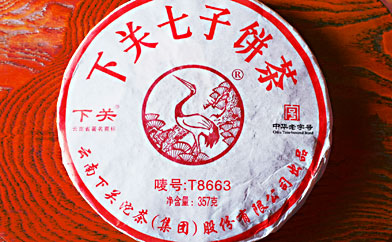 Xiaguan Seve Cake Puer8663puerh tea photo